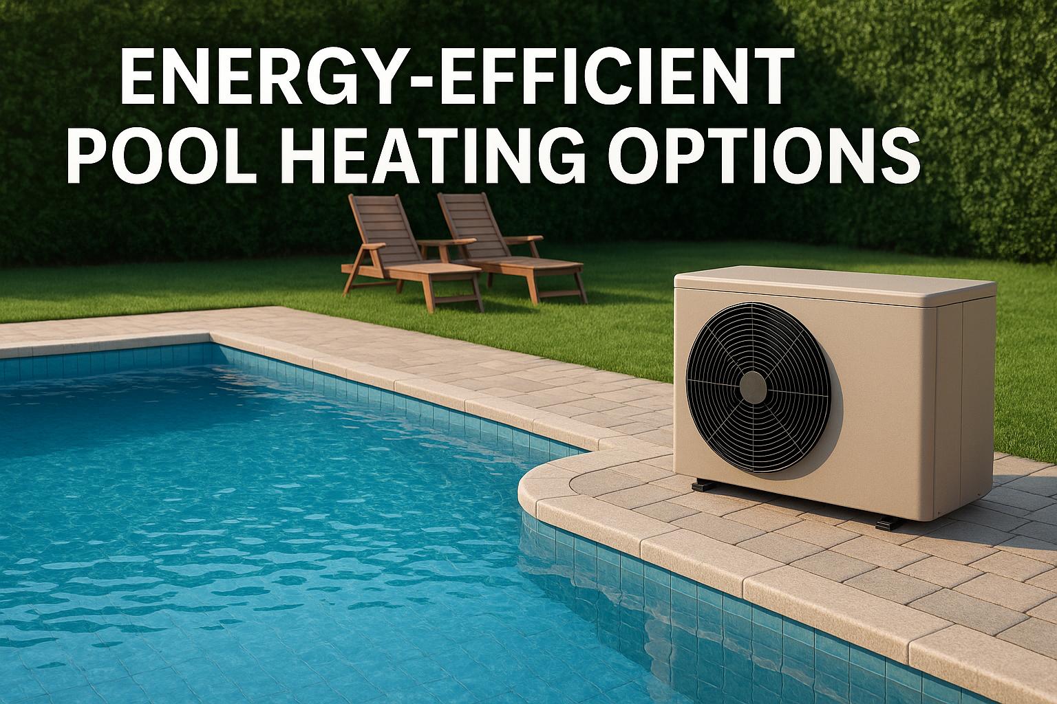 Energy-efficient pool heating options.