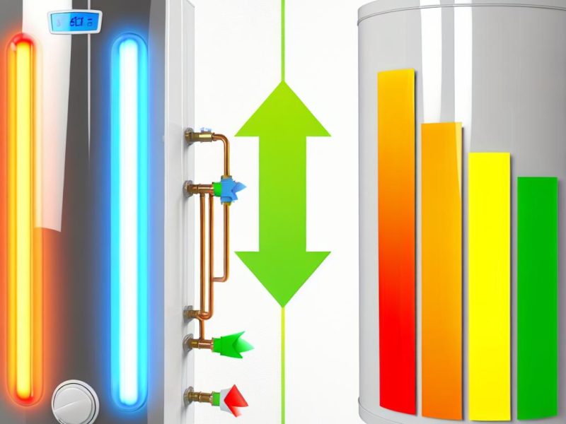 Energy-efficient water heaters: Tankless vs. traditional systems.
