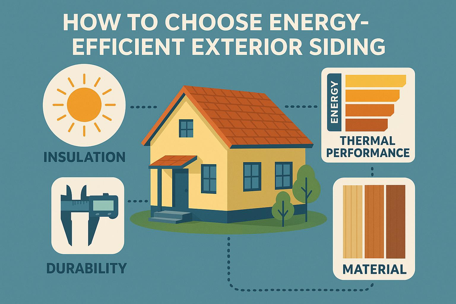 How to choose energy-efficient exterior siding.