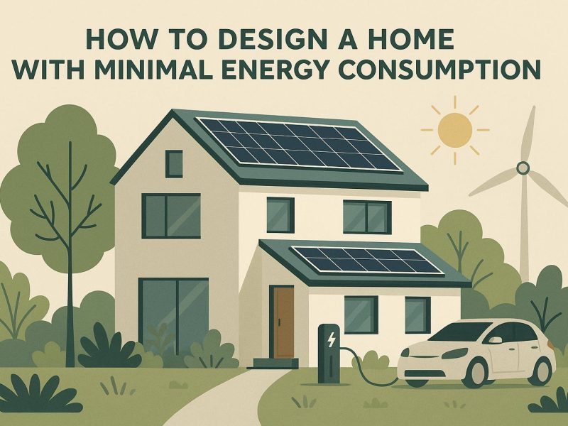 How to design a home with minimal energy consumption.