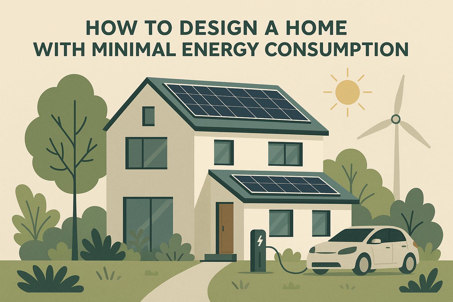 How to design a home with minimal energy consumption.