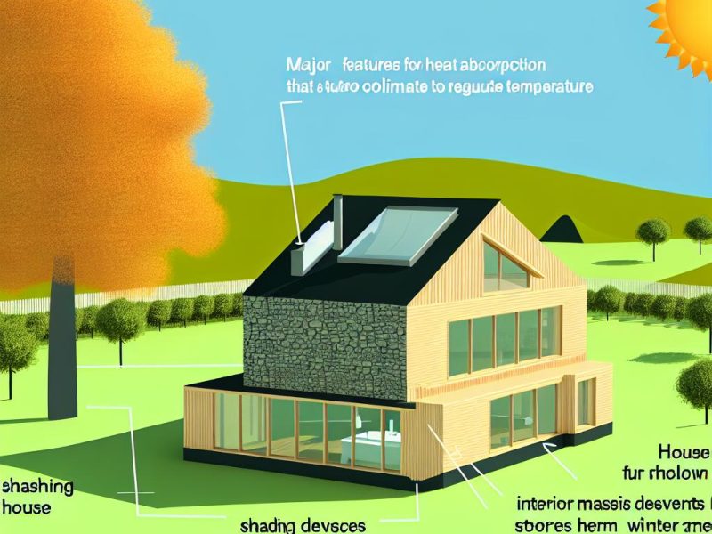 How to design a passive solar house.