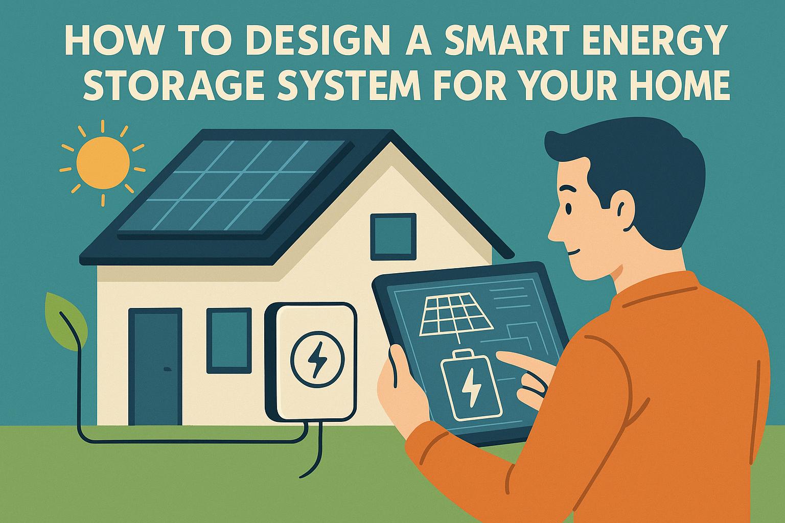 How to design a smart energy storage system for your home.