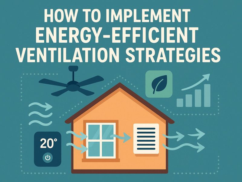How to implement energy-efficient ventilation strategies.