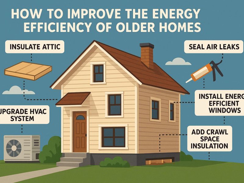 How to improve the energy efficiency of older homes.
