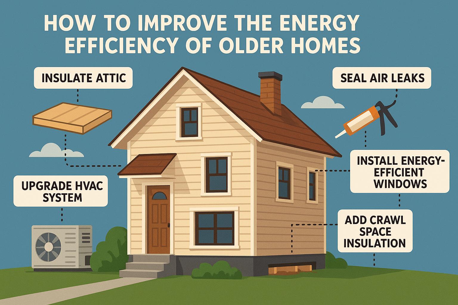 How to improve the energy efficiency of older homes.