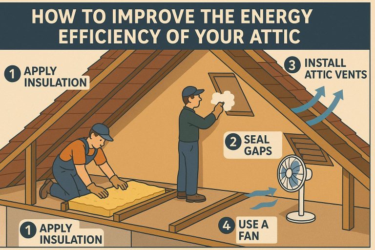 How to improve the energy efficiency of your attic.