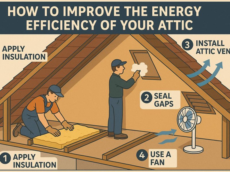 How to improve the energy efficiency of your attic.