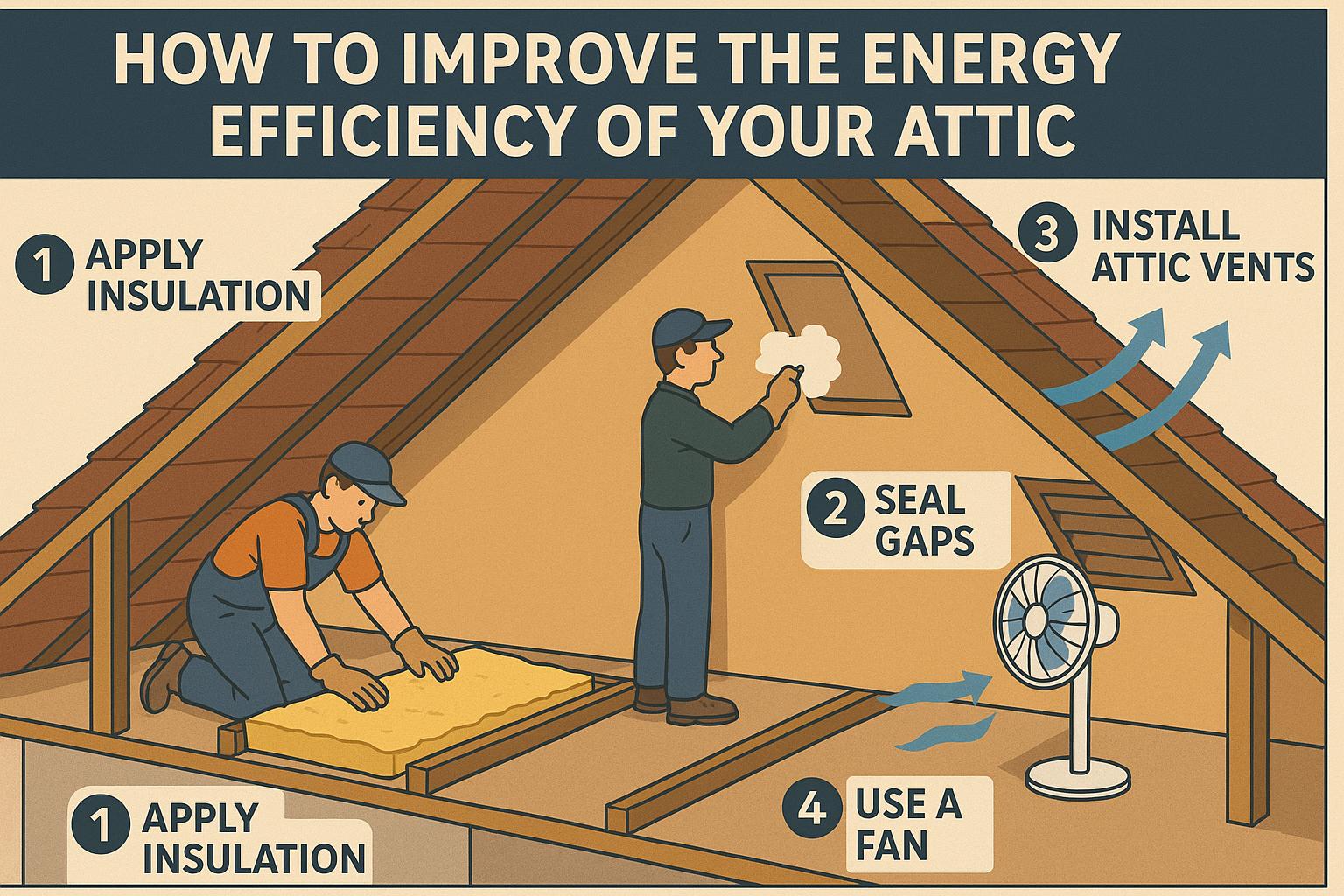 How to improve the energy efficiency of your attic.