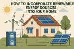 How to incorporate renewable energy sources into your home.