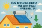How to reduce energy use with solar water heaters.