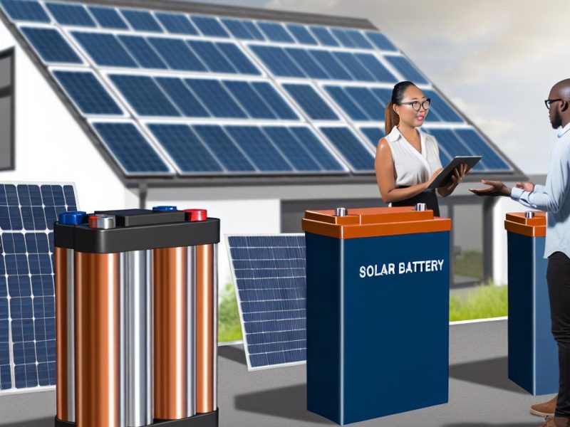 How to select the right solar battery for your home.