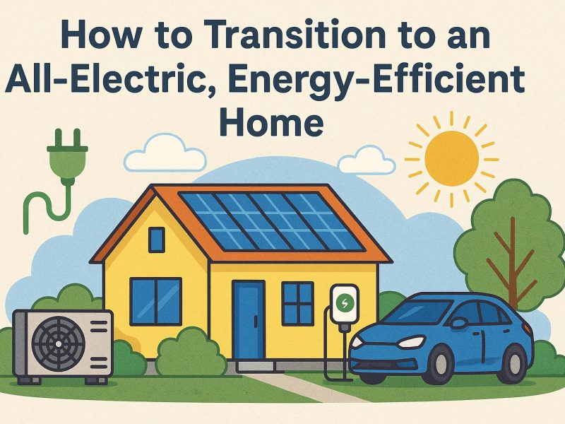 How to transition to an all-electric, energy-efficient home.