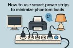 How to use smart power strips to minimize phantom loads.