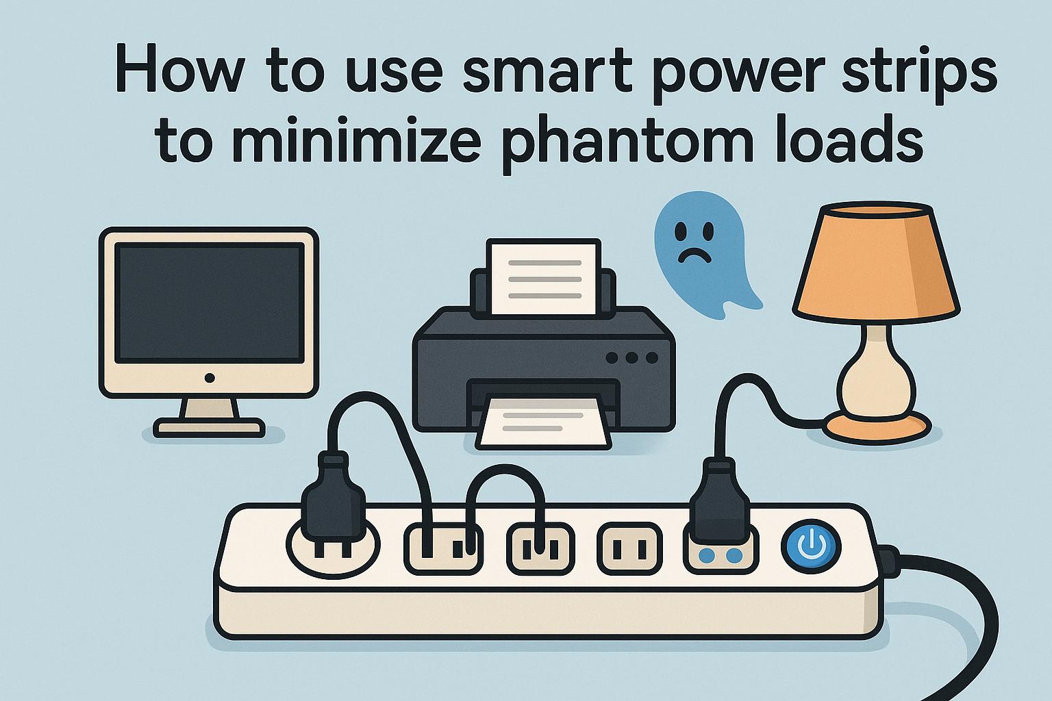 How to use smart power strips to minimize phantom loads.