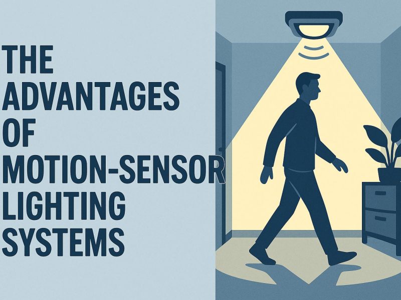 The advantages of motion-sensor lighting systems.