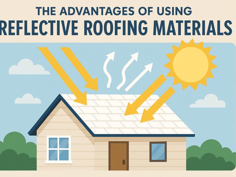 The advantages of using reflective roofing materials.