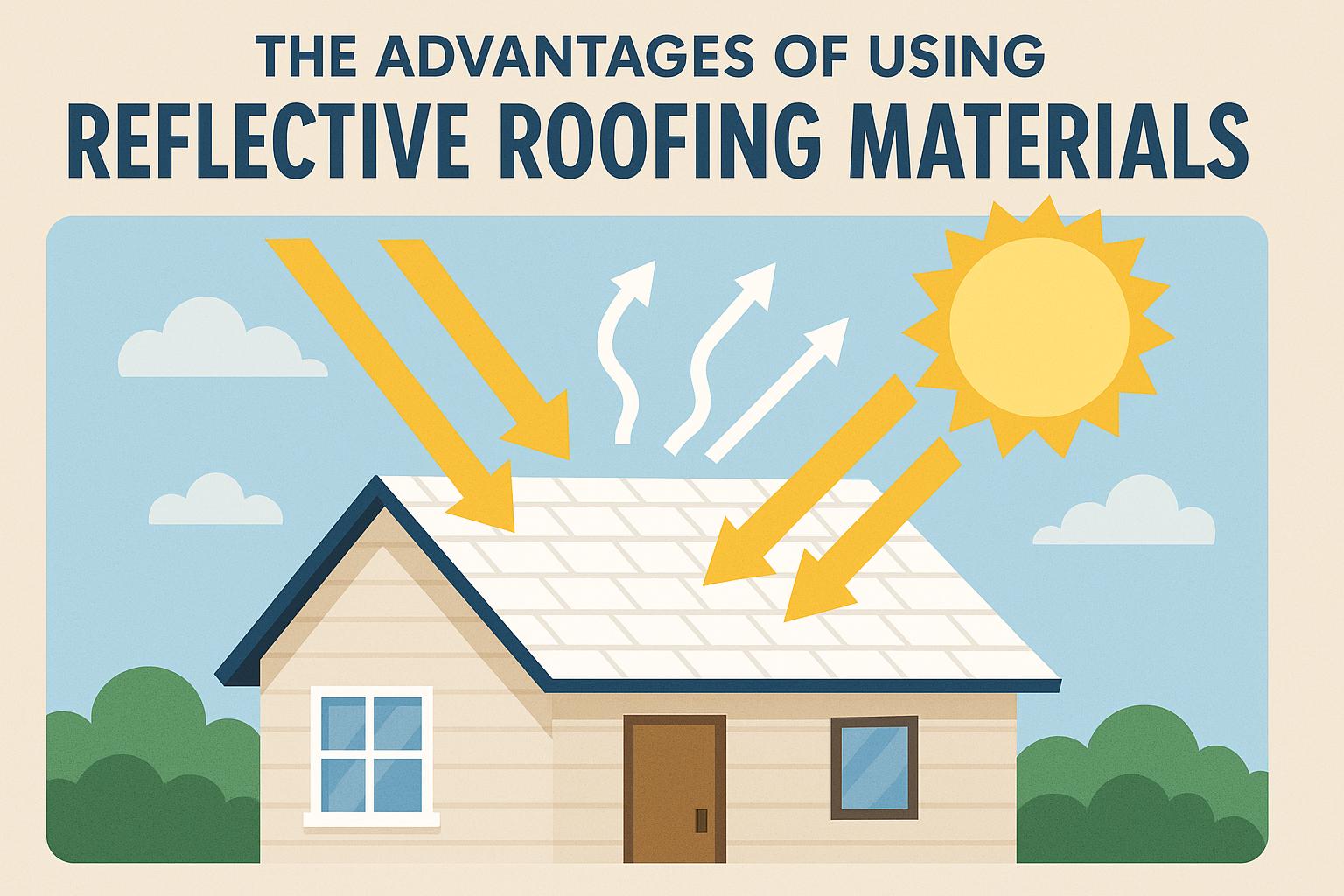 The advantages of using reflective roofing materials.