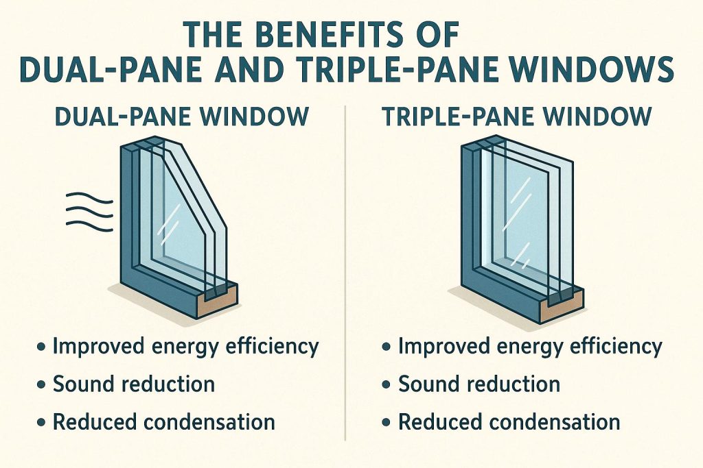 Multi Pane Window The benefits of dual-pane and triple-pane windows.