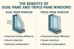 The benefits of dual-pane and triple-pane windows.