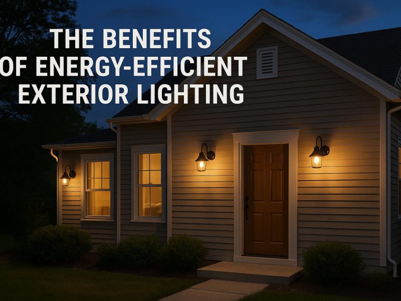 The benefits of energy-efficient exterior lighting.
