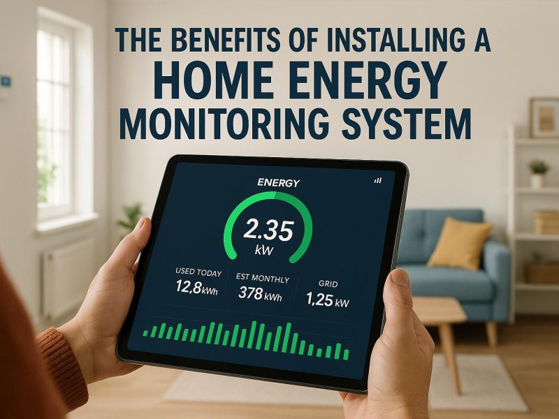 The benefits of installing a home energy monitoring system.