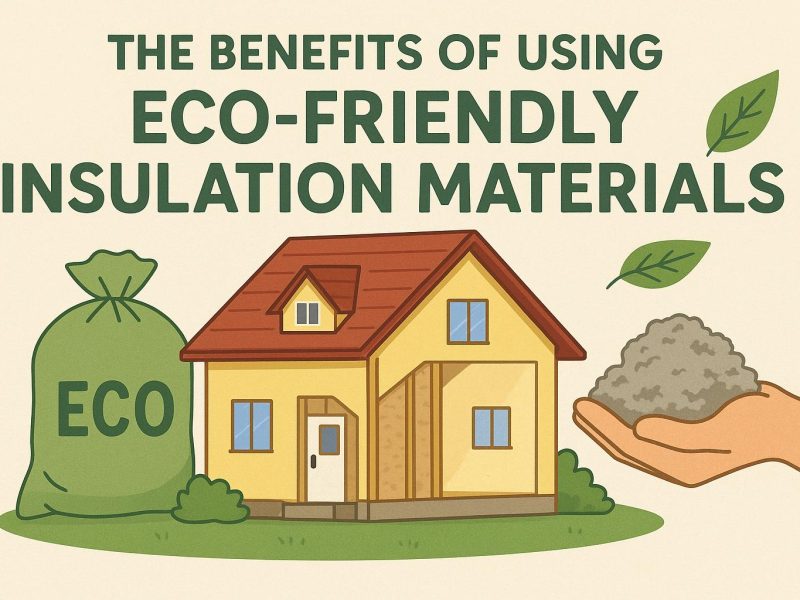 The benefits of using eco-friendly insulation materials.