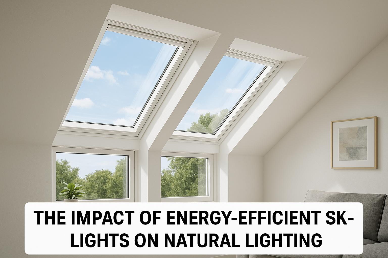 The impact of energy-efficient skylights on natural lighting.