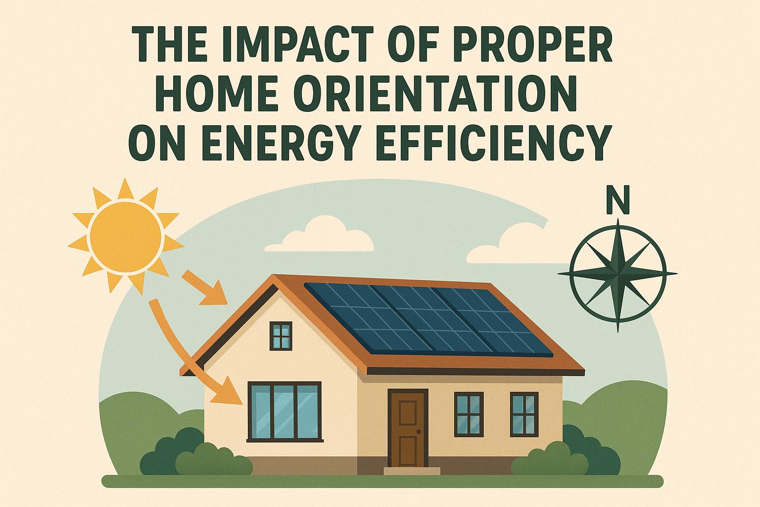 The impact of proper home orientation on energy efficiency.