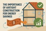 The importance of airtight construction for energy savings.