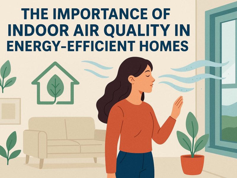 The importance of indoor air quality in energy-efficient homes.