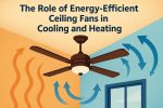 The role of energy-efficient ceiling fans in cooling and heating.