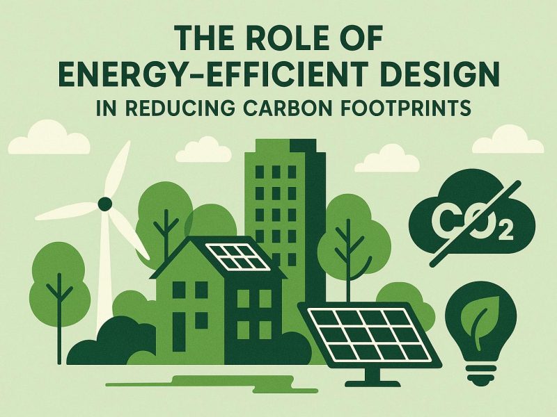 The role of energy-efficient design in reducing carbon footprints.