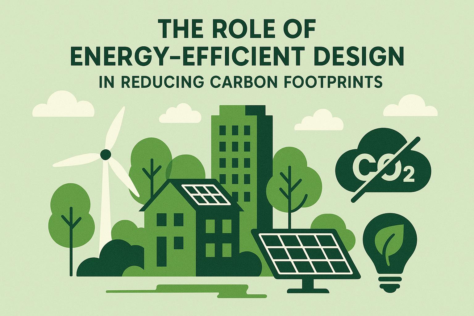 The role of energy-efficient design in reducing carbon footprints.