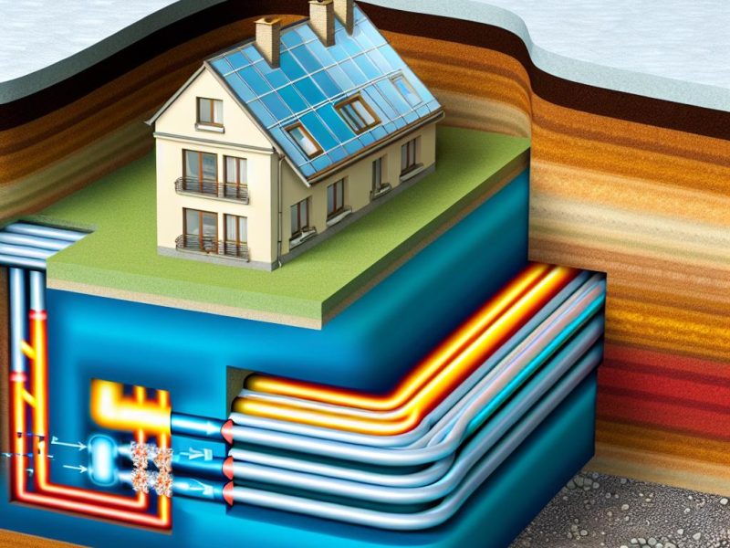 The role of geothermal heating and cooling systems.