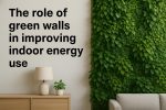 The role of green walls in improving indoor energy use.