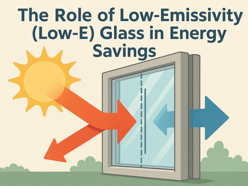 The role of low-emissivity (low-e) glass in energy savings.