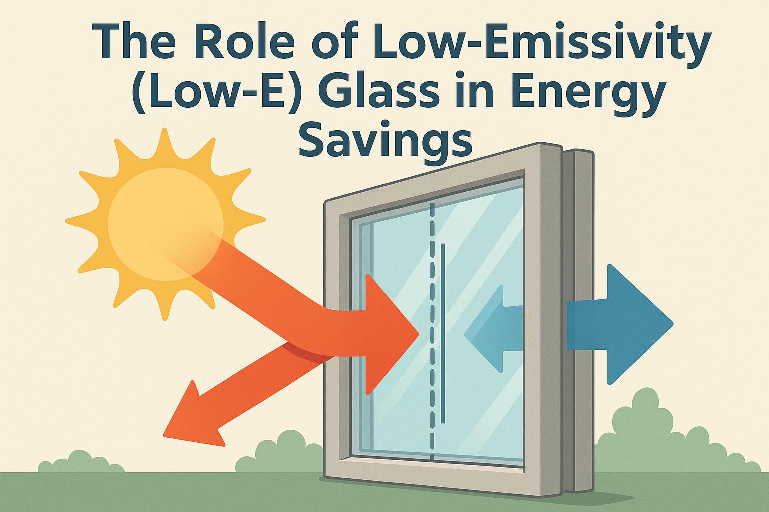 The role of low-emissivity (low-e) glass in energy savings.