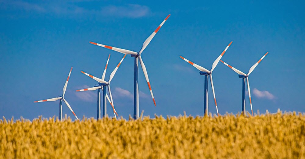 wind turbines